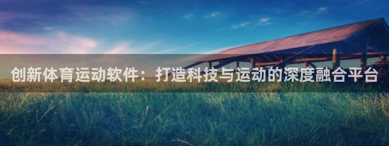 速球体育网址：创新体育运动软件：打造科技与运动的深度融合平台
