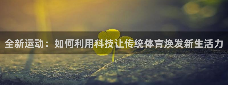 速球体育app官网入口：全新运动：如何利用科技让传统体育焕发新生活力
